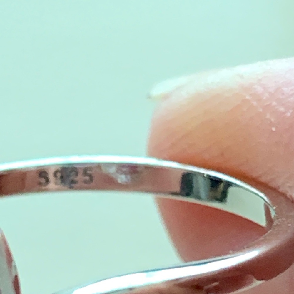 Vintage Natural Ruby 925 Silver Ring - image 6